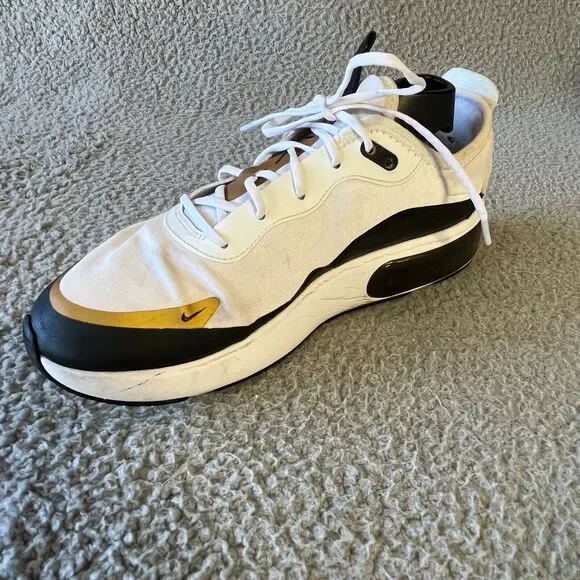 Nike Air Max Dia Sneaker Womens White Black Gold Shoe Running